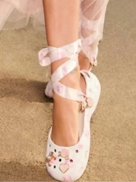 CROCS Shoes - Love shack fancy crocs women’s ballet 🩰 size 7